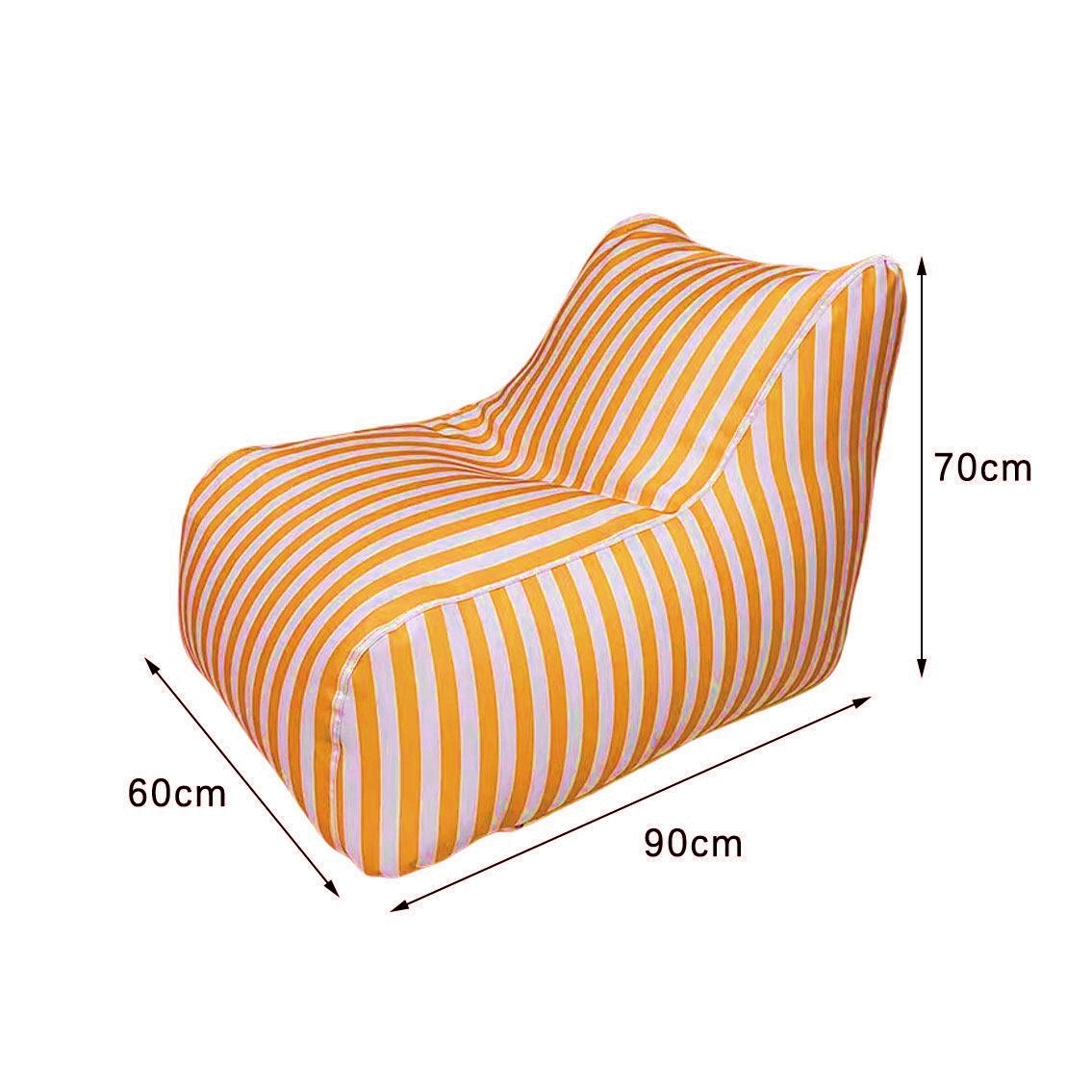 Children Stripe Bean Bag Chair No.7 detail 2