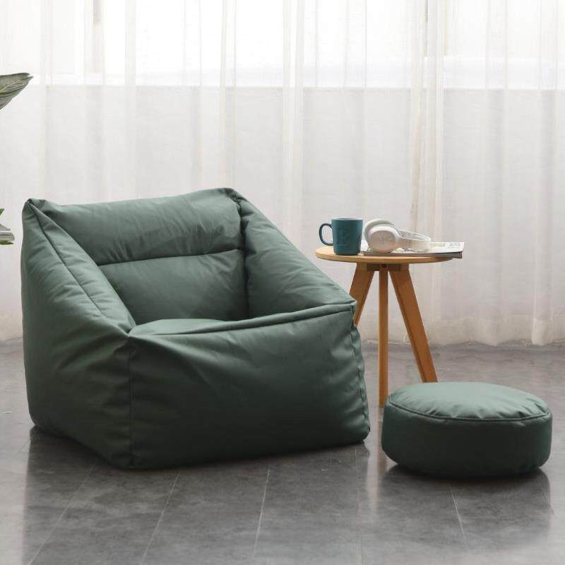 Burgundy Tear Coffee Bean Bag Recliner detail 1 Burgundy Tear Coffee Bean Bag Recliner detail 1