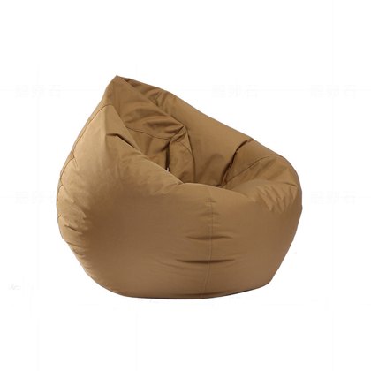 Caramel Tear Drop Bean Bag Pouf - Bean Bag Chair Cover Manufacturer & China Factory